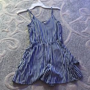striped romper